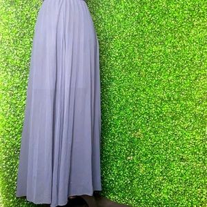 Ann Taylor Blue Maxi Skirt